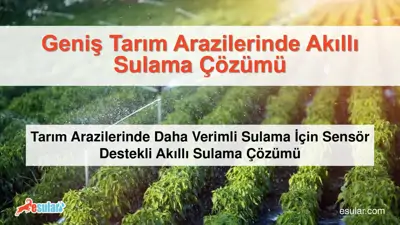 Geniş Tarım Arazilerinde Akıllı Sulama Sistemleri