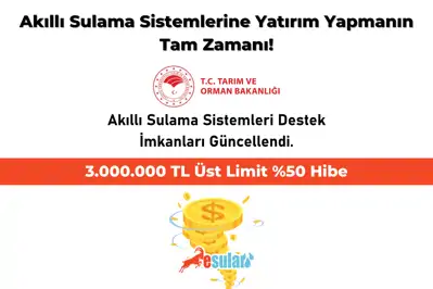Akıllı Sulama Sistemlerinin Desteklenmesi