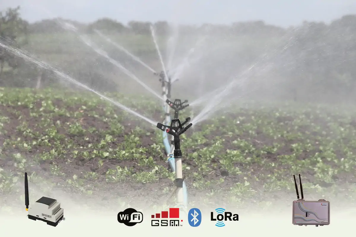 Wie wird ein Feld bewässert?