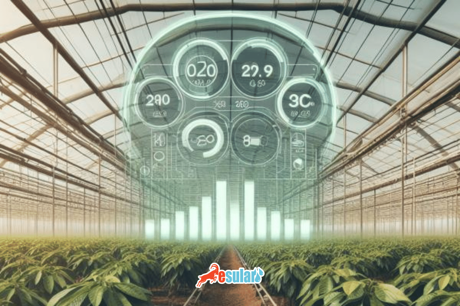 Climate Control with Greenhouse Window Control, Wireless Window Control