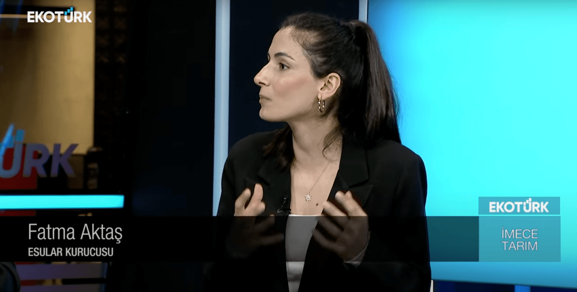 我们是 EKOTÜRK TV İmece 农业节目的嘉宾