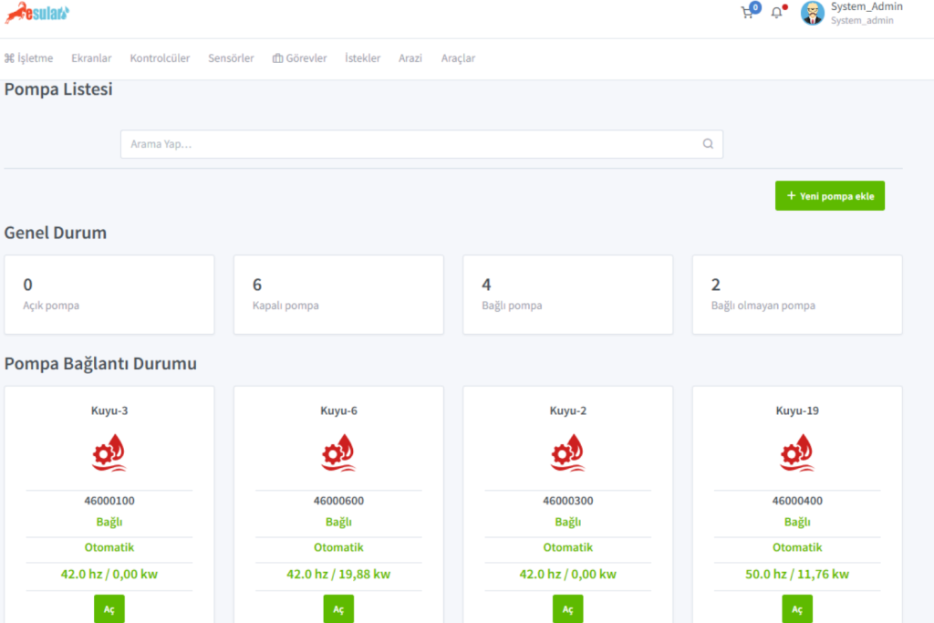 太阳能灌溉 - 逆变器控制系统