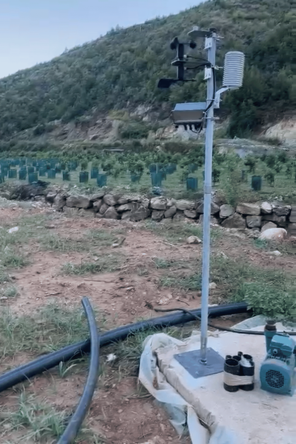 Climate station esular