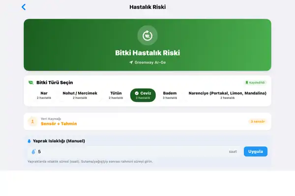 İklimsel Hastalık Risk Analizi: Akıllı Tarım ile Bitki Sağlığını Koruma Rehberi