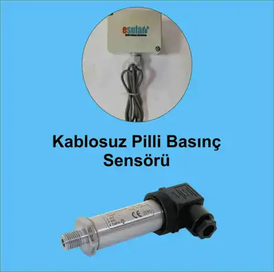 Kablosuz Pilli Basınç  Sensörü