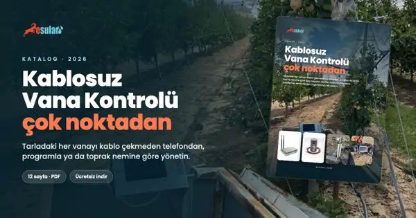 Kablosuz Vana Kontrolü Kataloğu 2026: Tarladaki Her Vanayı Kablo Çekmeden Yönetin