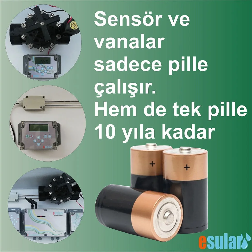 battery-powered hydraulic valve and battery-powered sensor systems