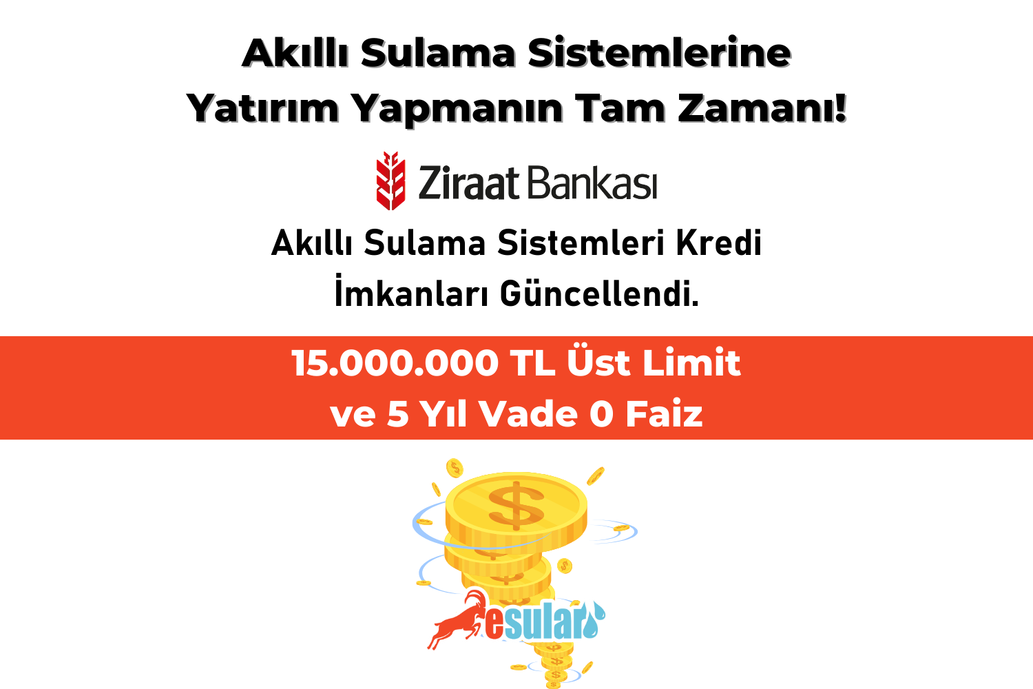 Crédito de Riego Inteligente de Ziraat Bankası