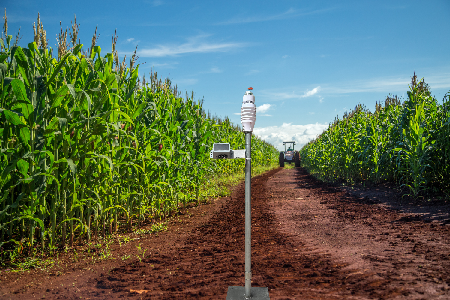 Установка полевой сельскохозяйственной метеостанции