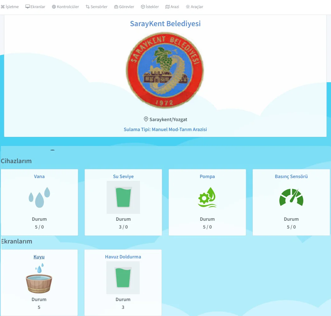 Smart Water Management Project in Saraykent