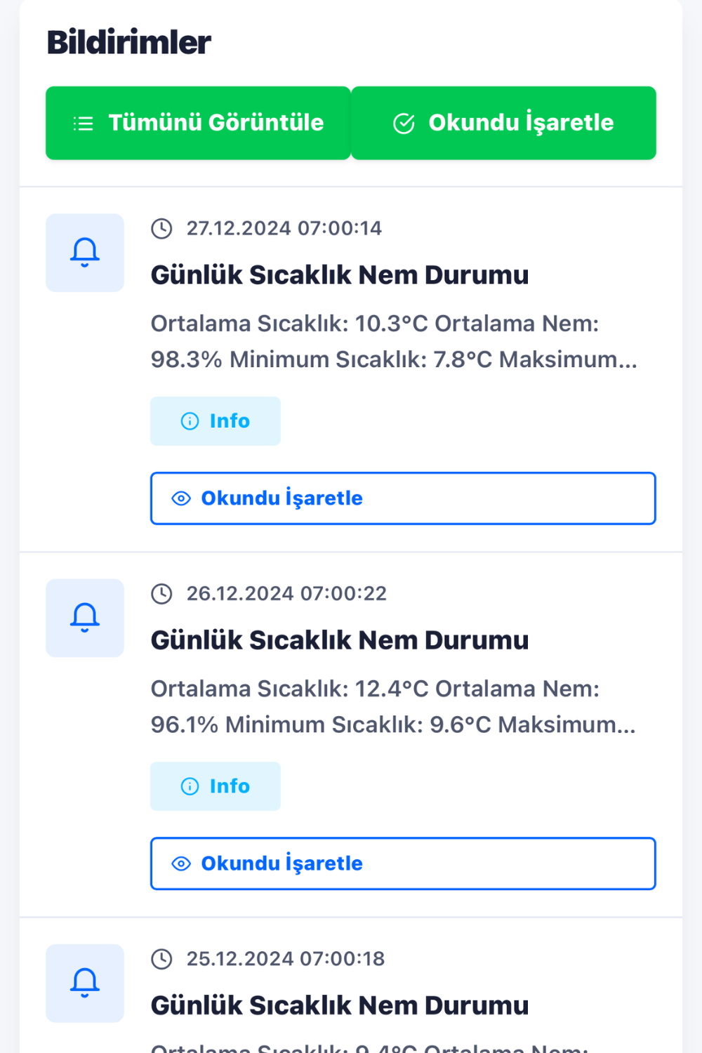 Sera İqlimləndirmə və Avtomatlaşdırma Standart Paketi