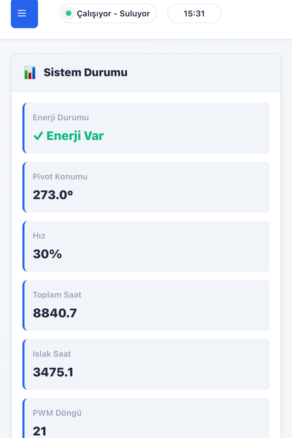 Kablosuz Batareyalı Pivot Uc GPS Məkan Sensoru