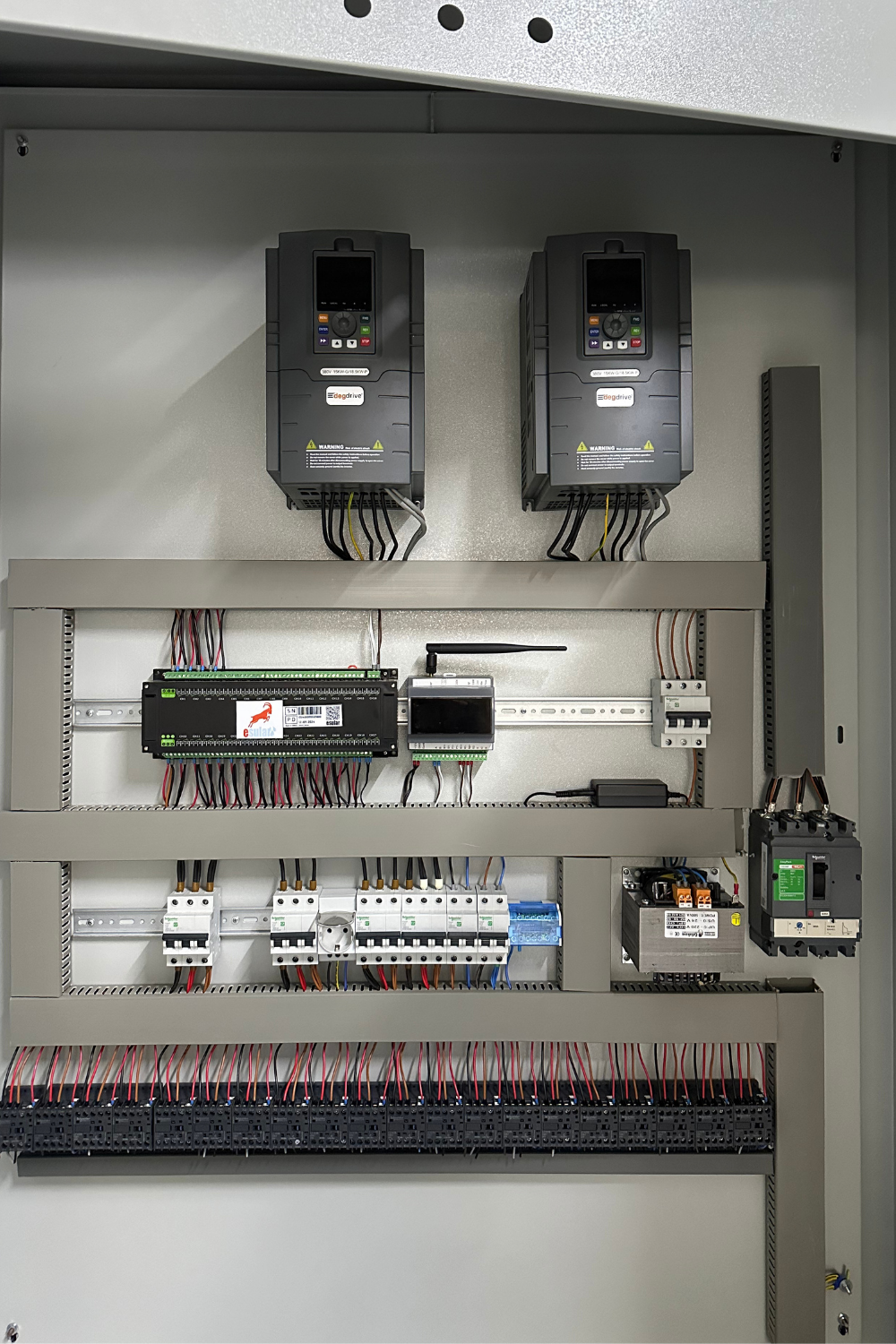 Smart Central Greenhouse Window Control Panel