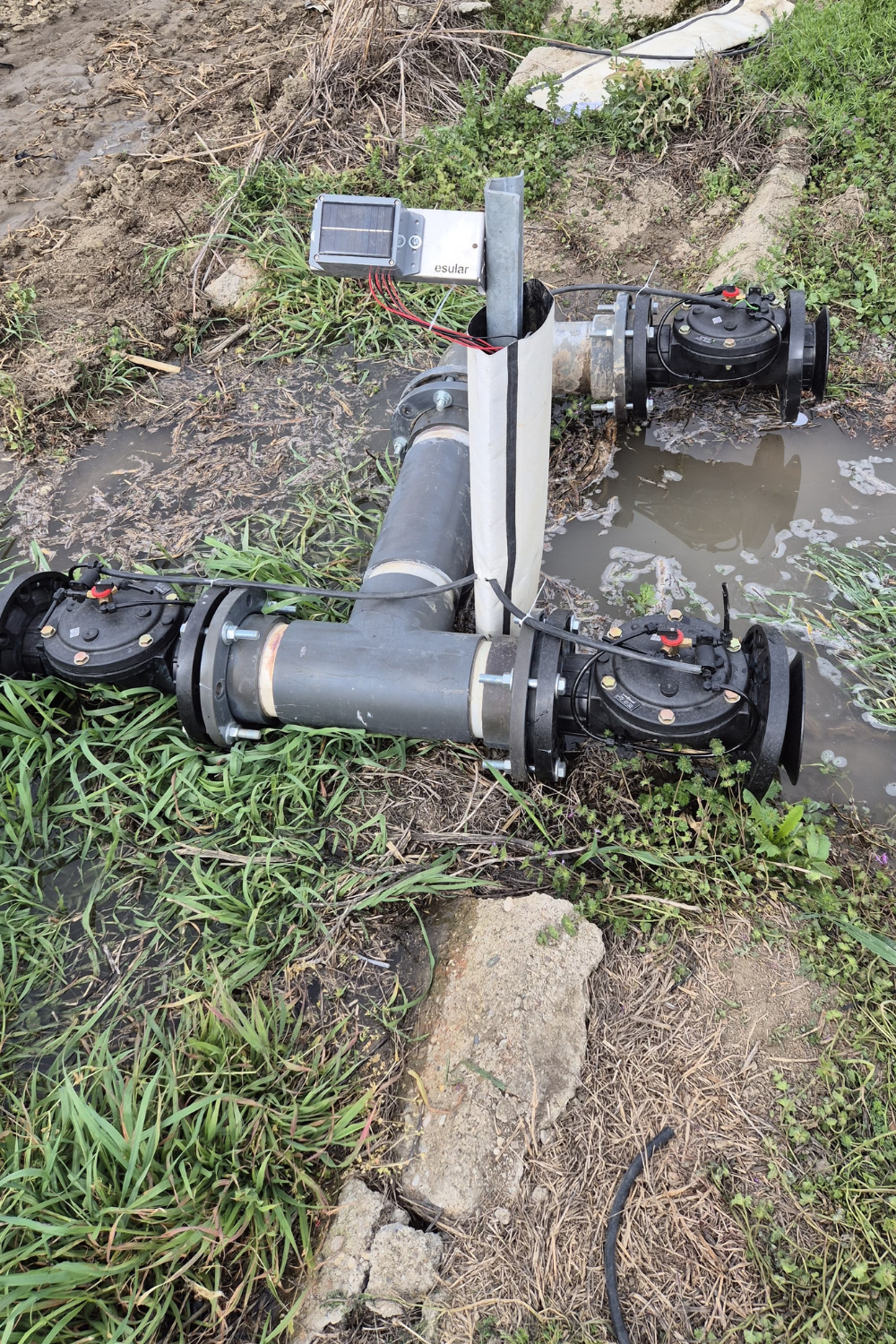 وحدة التحكم اللاسلكية الذكية في الصمامات - متوافقة مع صمام الملف اللولبي