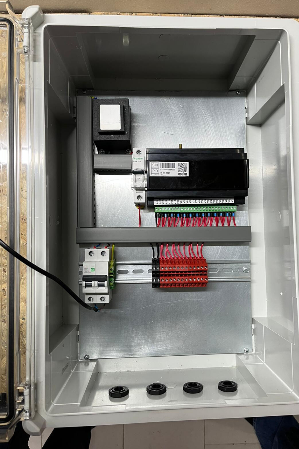 Smart Central Greenhouse Window Control Panel