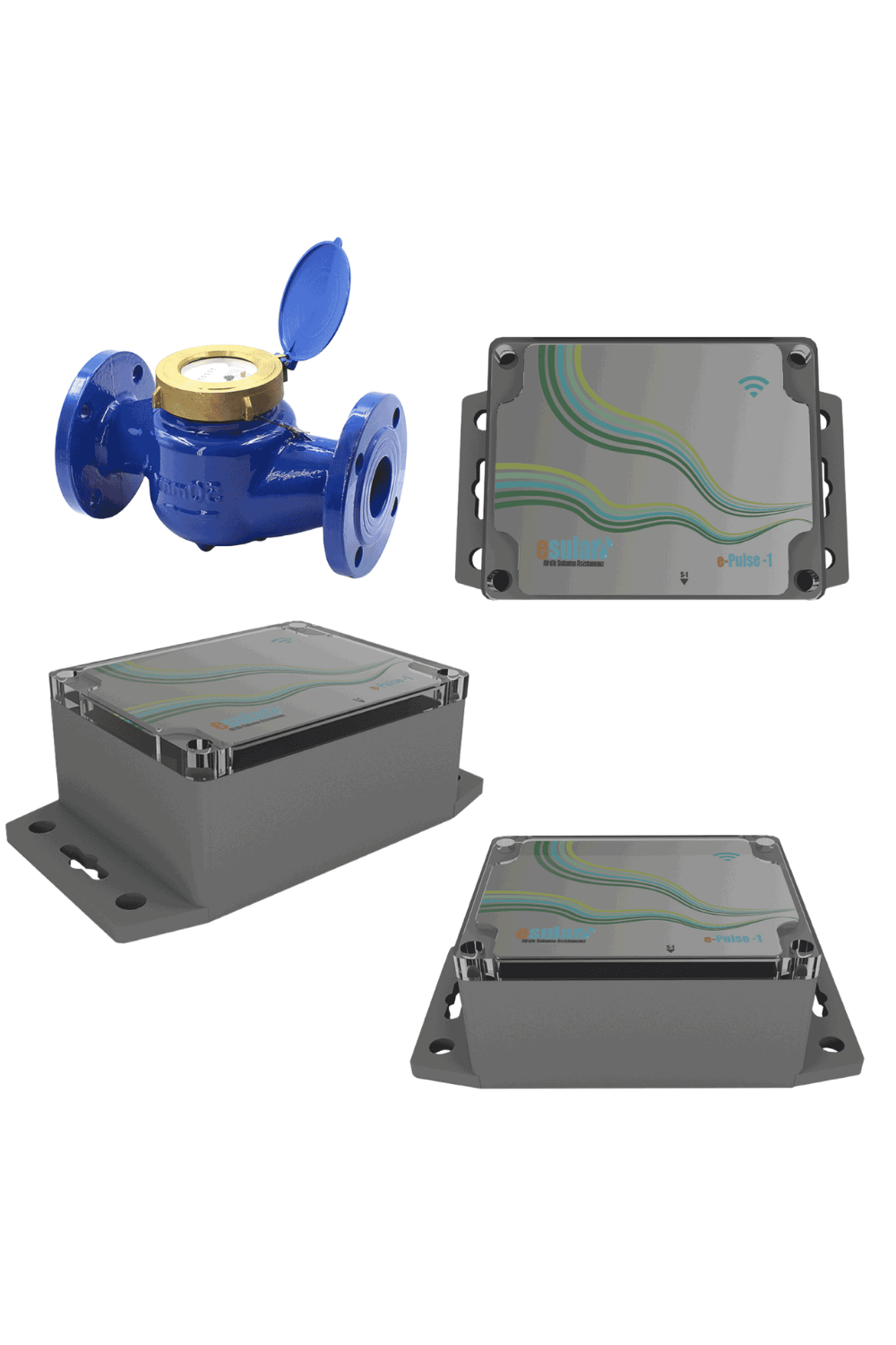 Wireless Battery-Powered Meter Flow and Consumption Sensor