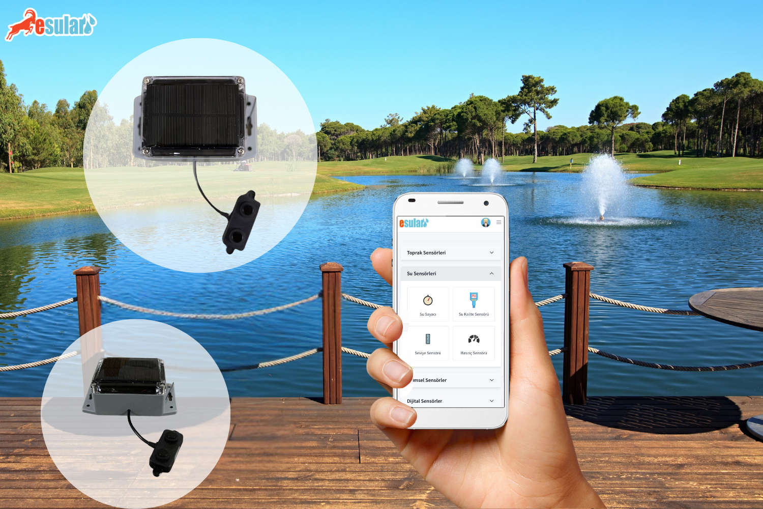 人造池塘水位监测