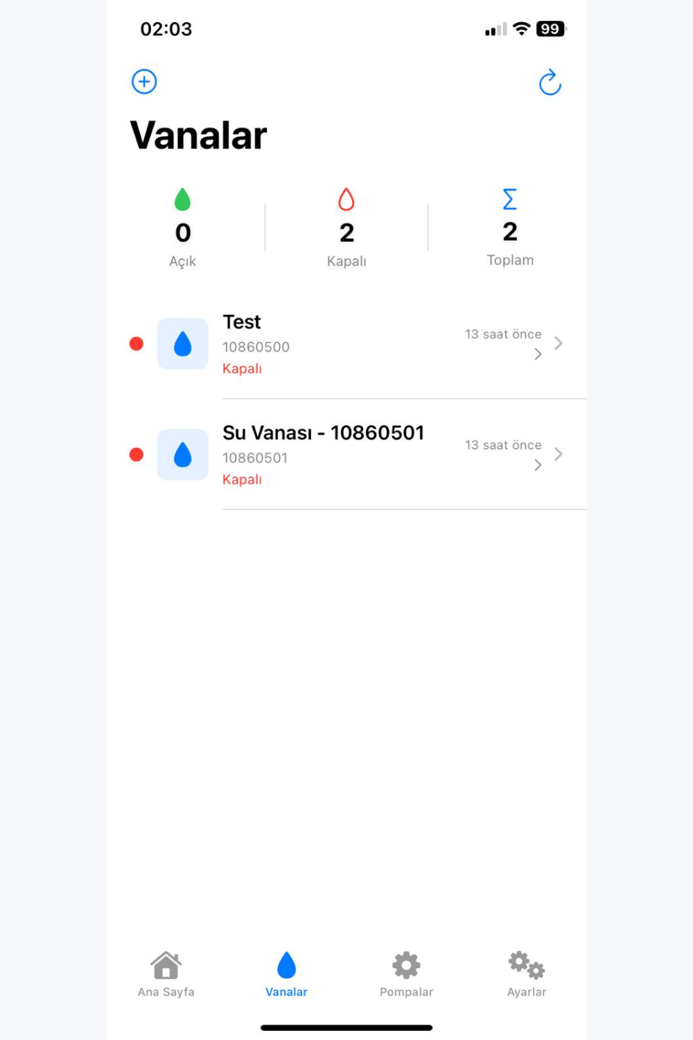 Esular iOS Uygulama - Ana Ekran