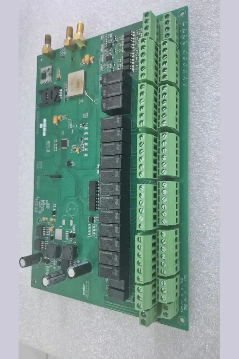 Pivot kontrol kartı röle çıkışları ve klemens bağlantı detayı