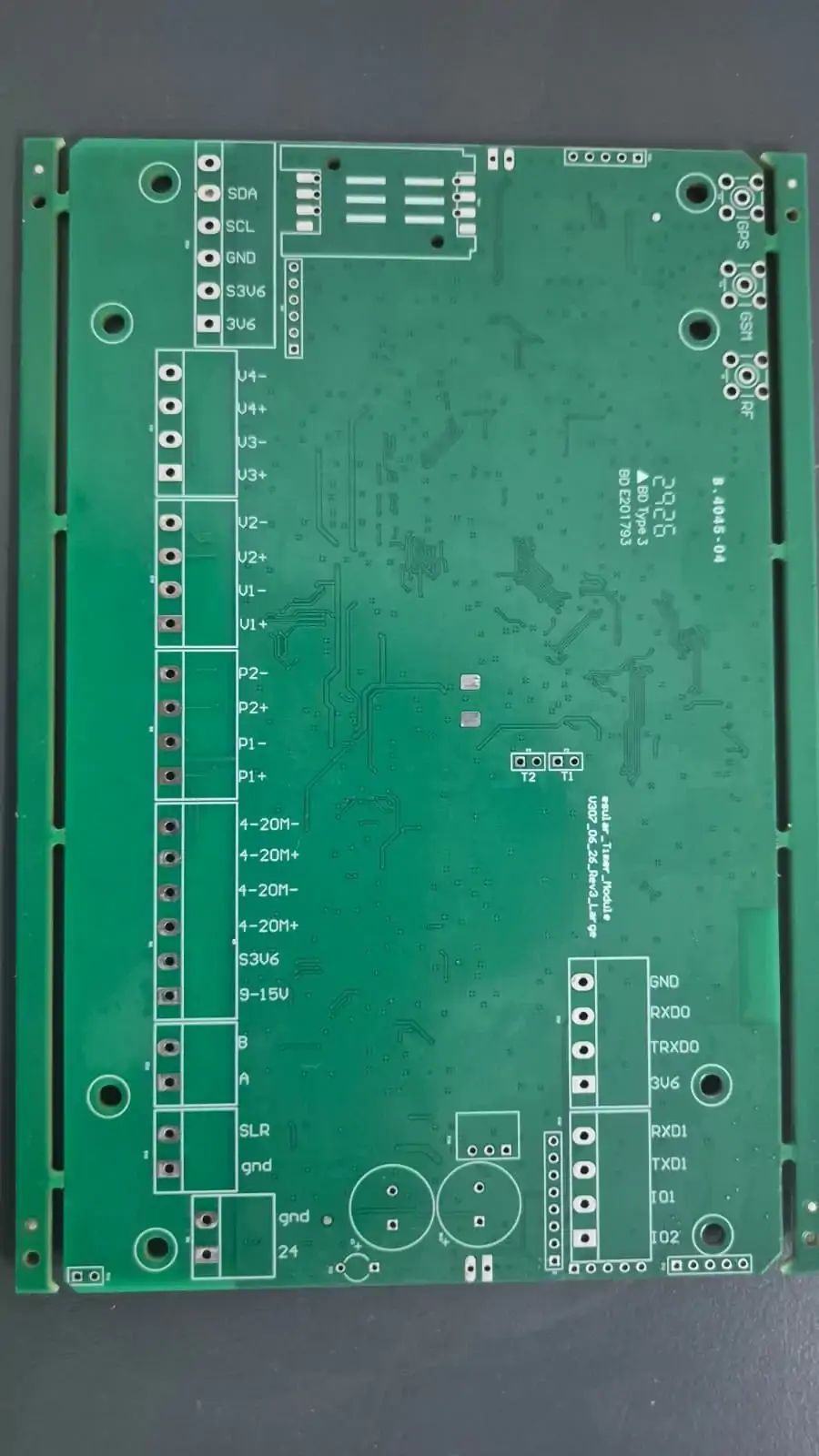 Esular Smart Controller terminal yerleşimi
