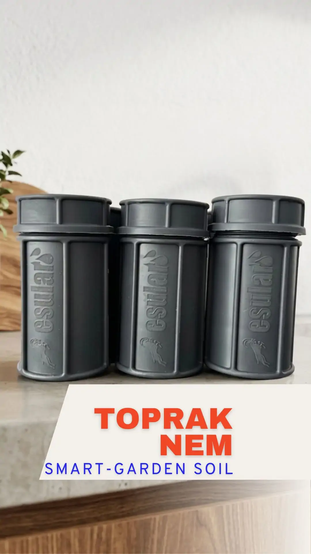 Smart-Garden toprak nem sensörü üçlü gövde