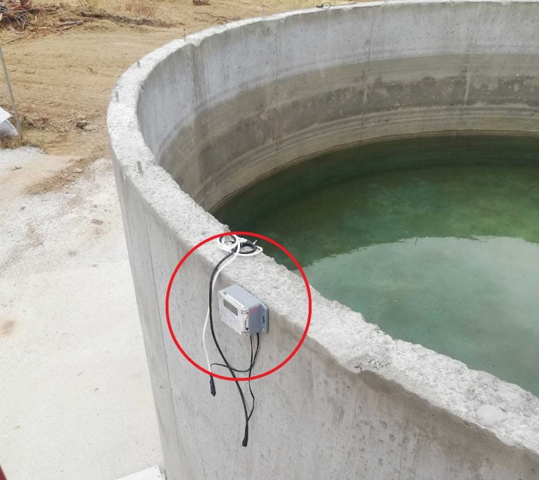 Pilli havuz seviye tespit sensörü-iki kademe